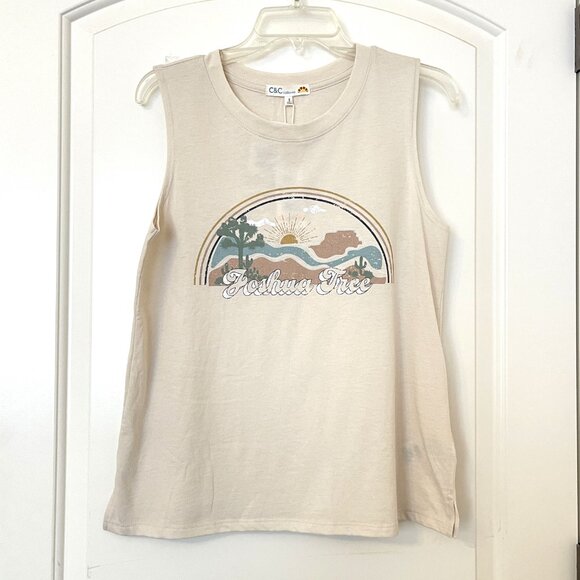 C&C California Tops - Joshua Tree Tank Top C&C California Small NWT Graphic Print